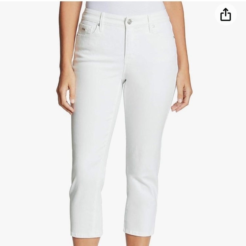 Nine West Chrystie white capri jeans